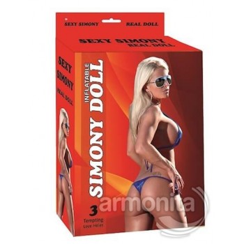 Simony Love Doll 3 İşlevli Şişme Manken